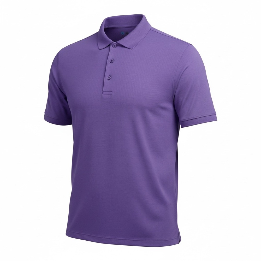 IBKUL Mens Purple Golf Polo Shirt XL UPF 50 Quick‎ Dry Performance (H22)
